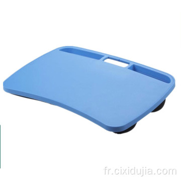 Mini bureau de confort portable en plastique avec coussin